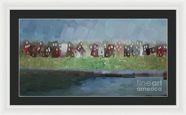 Framed Print - Abstract Landscape 1526