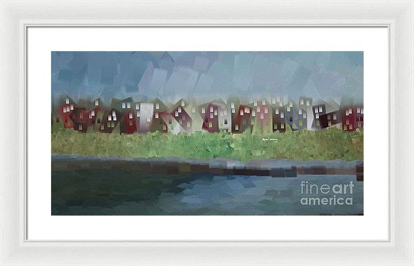 Framed Print - Abstract Landscape 1526