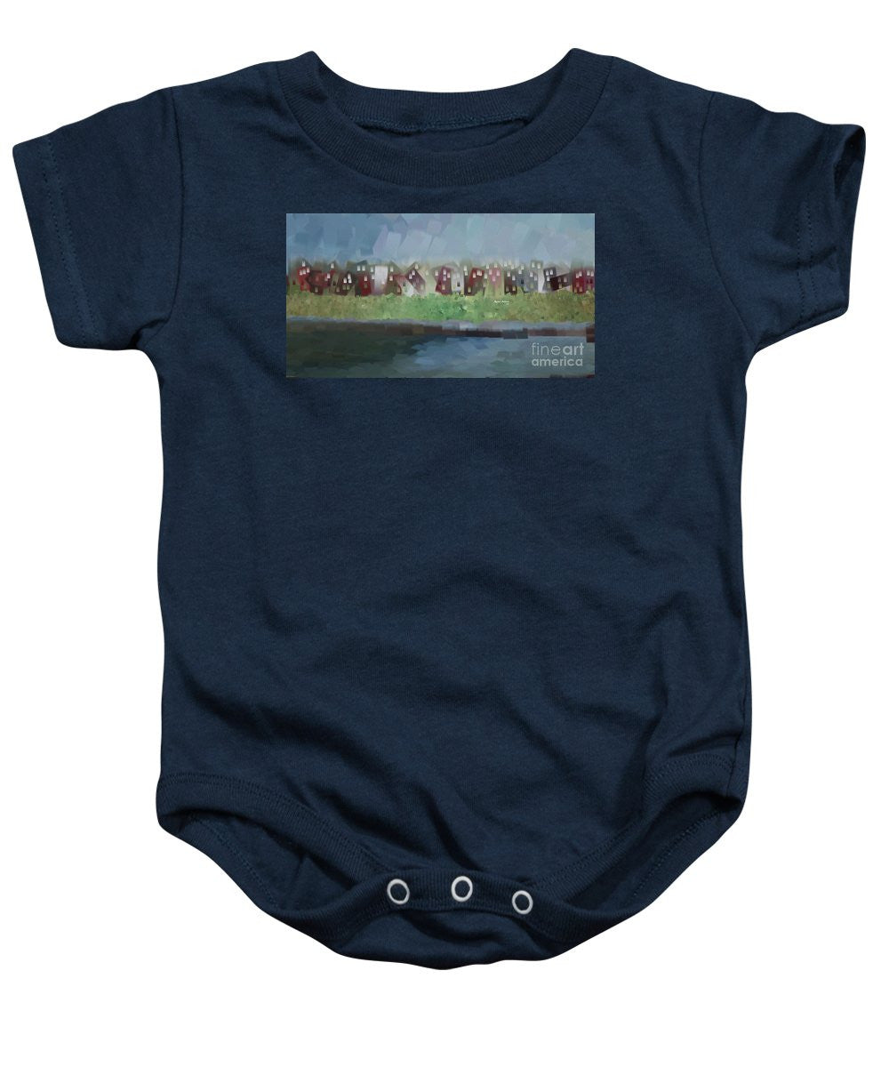 Baby Onesie - Abstract Landscape 1526