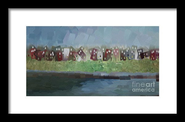 Framed Print - Abstract Landscape 1526