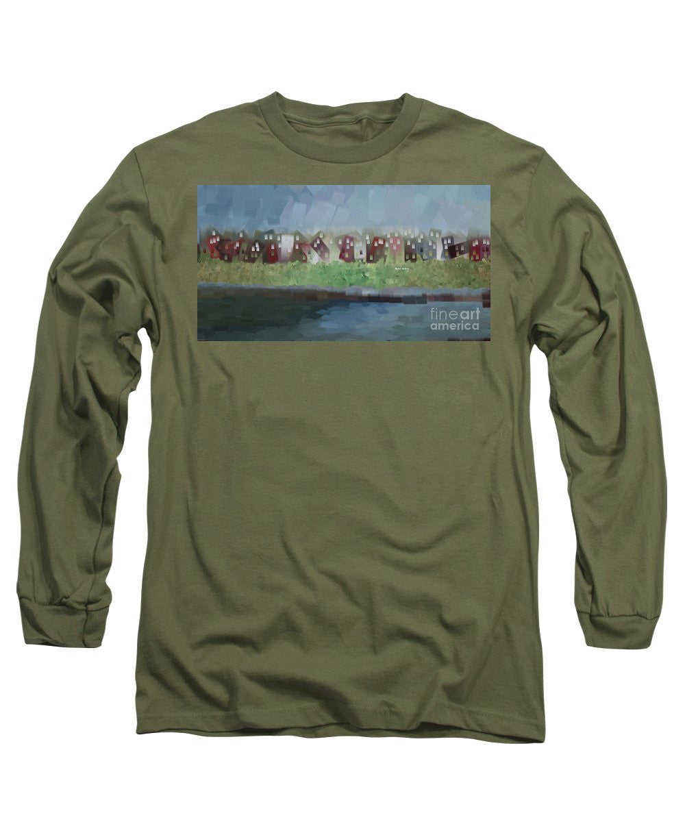 Long Sleeve T-Shirt - Abstract Landscape 1526