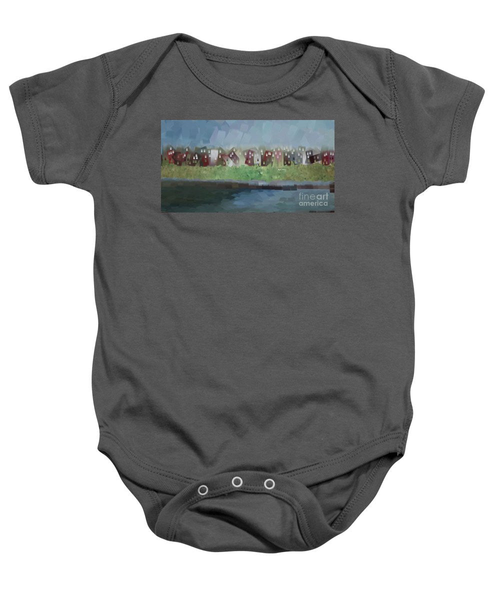 Baby Onesie - Abstract Landscape 1526