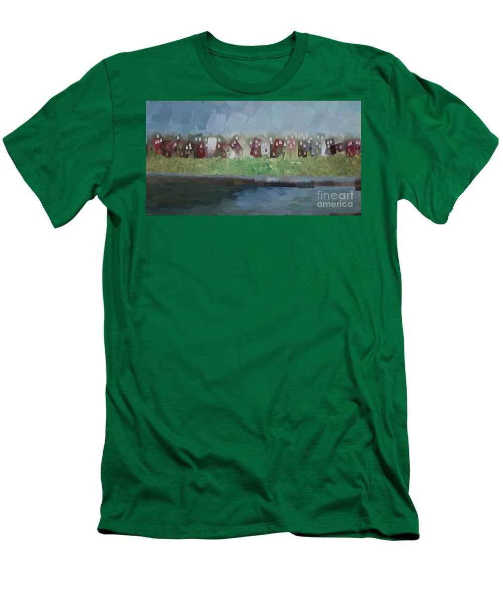 Men's T-Shirt (Slim Fit) - Abstract Landscape 1526