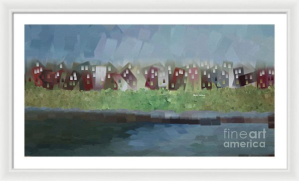 Framed Print - Abstract Landscape 1526