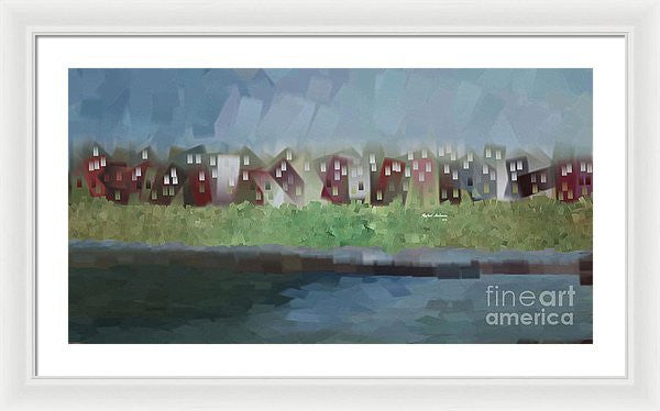 Framed Print - Abstract Landscape 1526