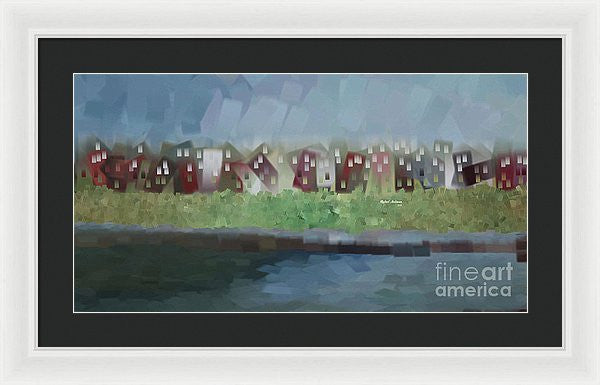 Framed Print - Abstract Landscape 1526