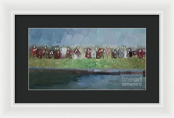 Framed Print - Abstract Landscape 1526