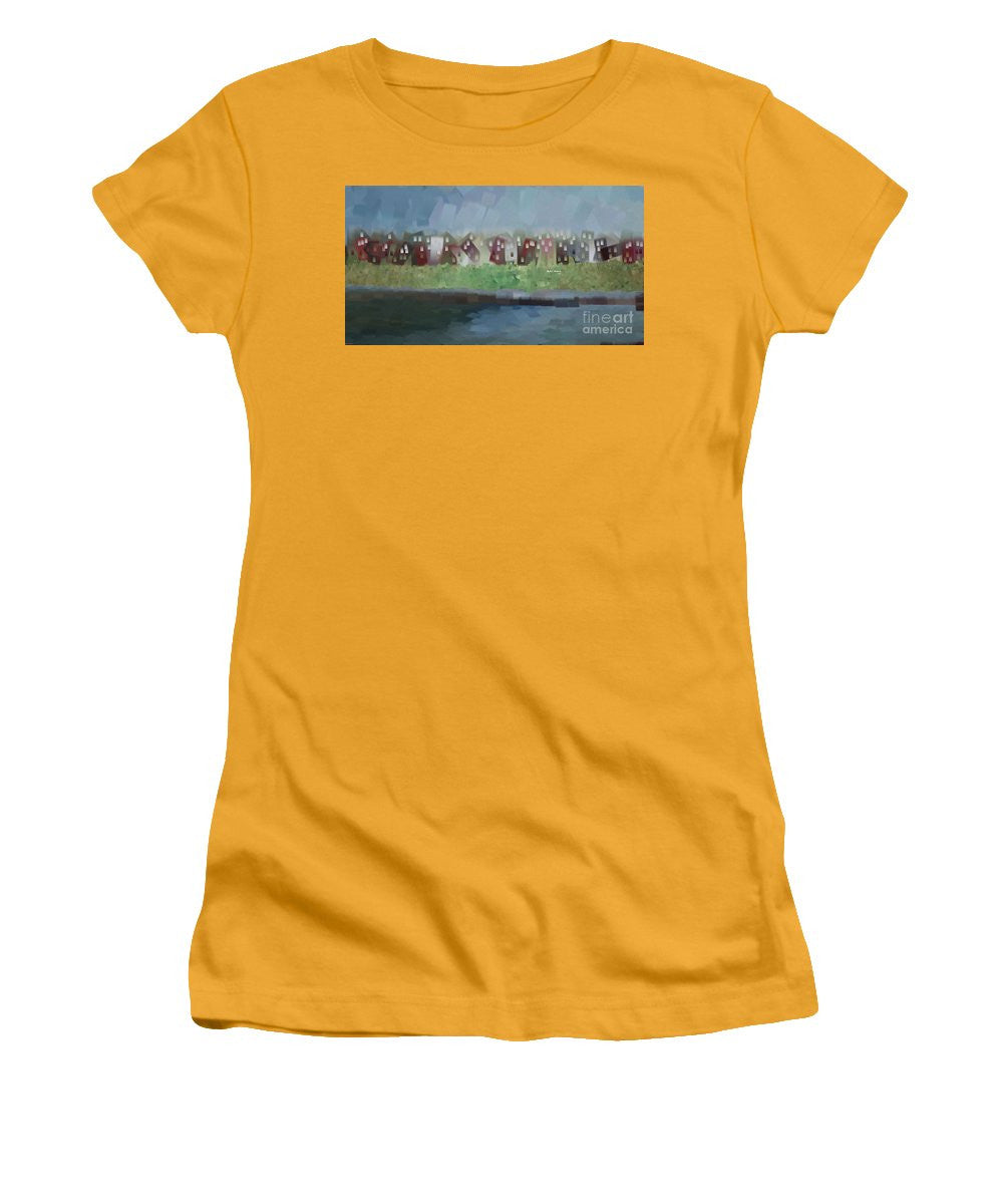 Women's T-Shirt (Junior Cut) - Abstract Landscape 1526