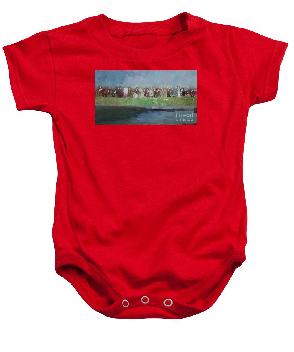 Baby Onesie - Abstract Landscape 1526