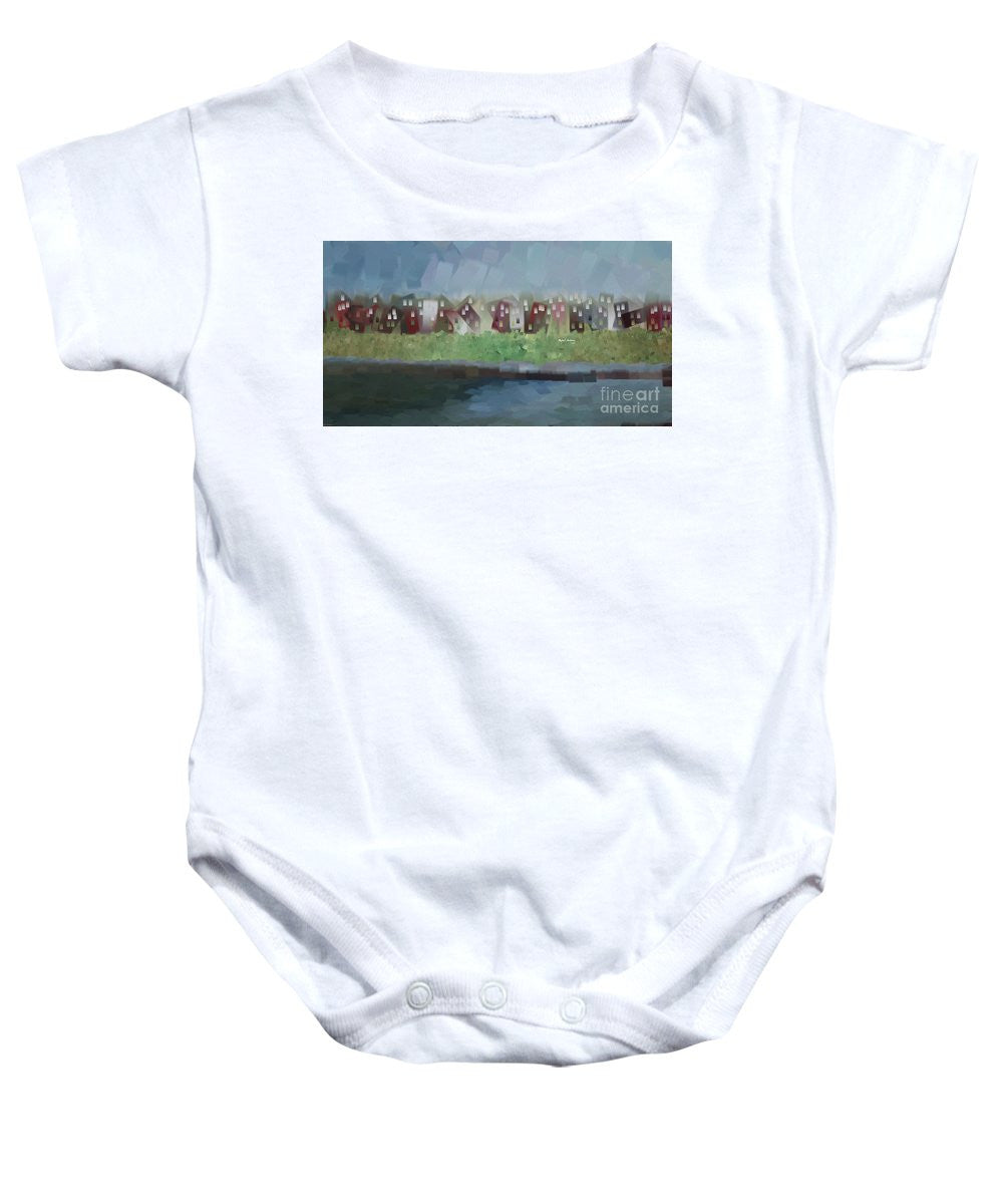 Baby Onesie - Abstract Landscape 1526