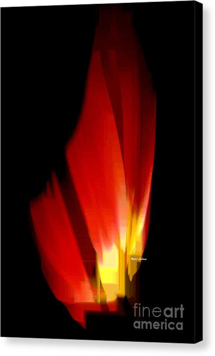 Canvas Print - Abstract Poinsettia