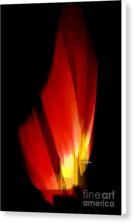 Canvas Print - Abstract Poinsettia