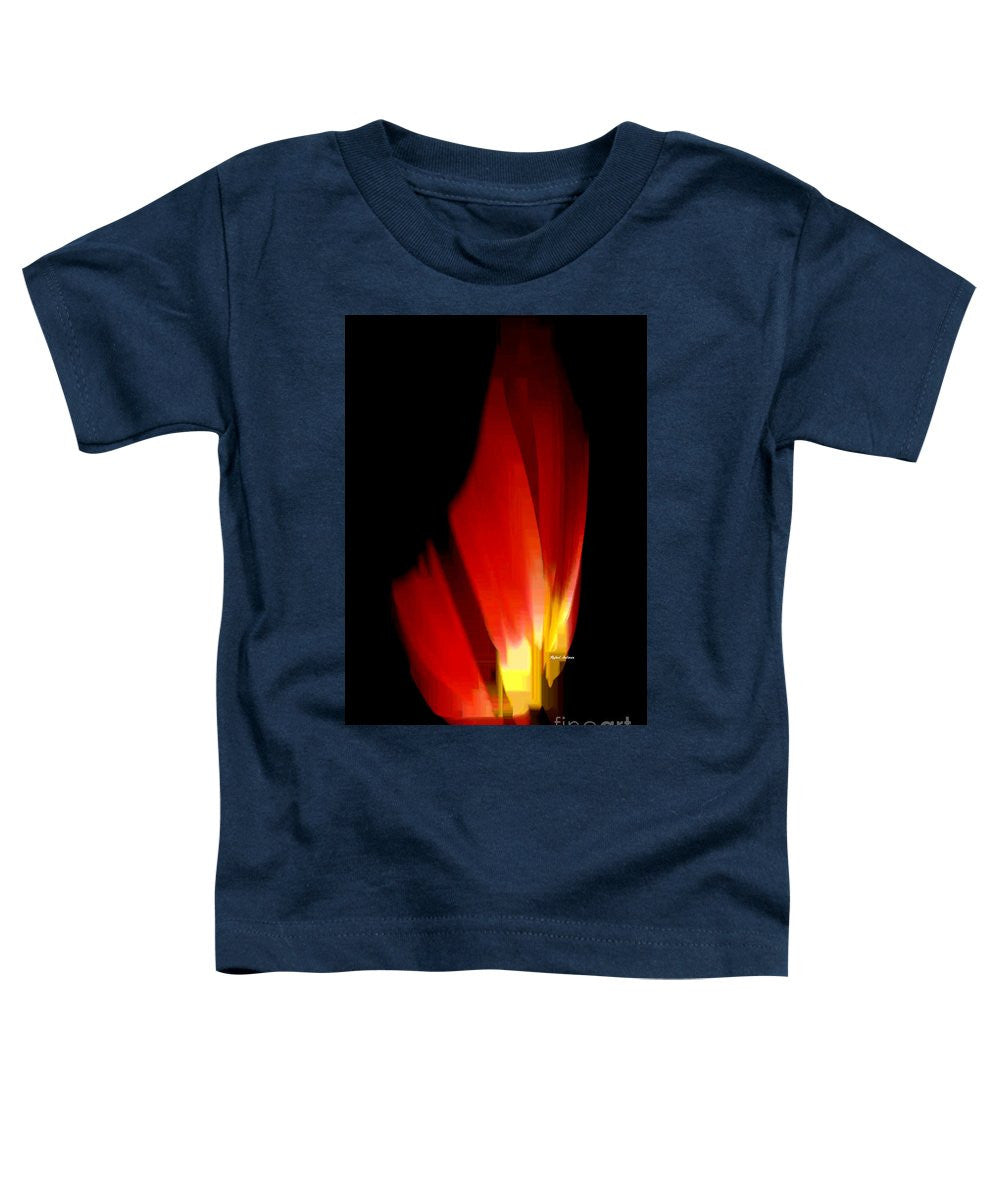 Toddler T-Shirt - Abstract Poinsettia