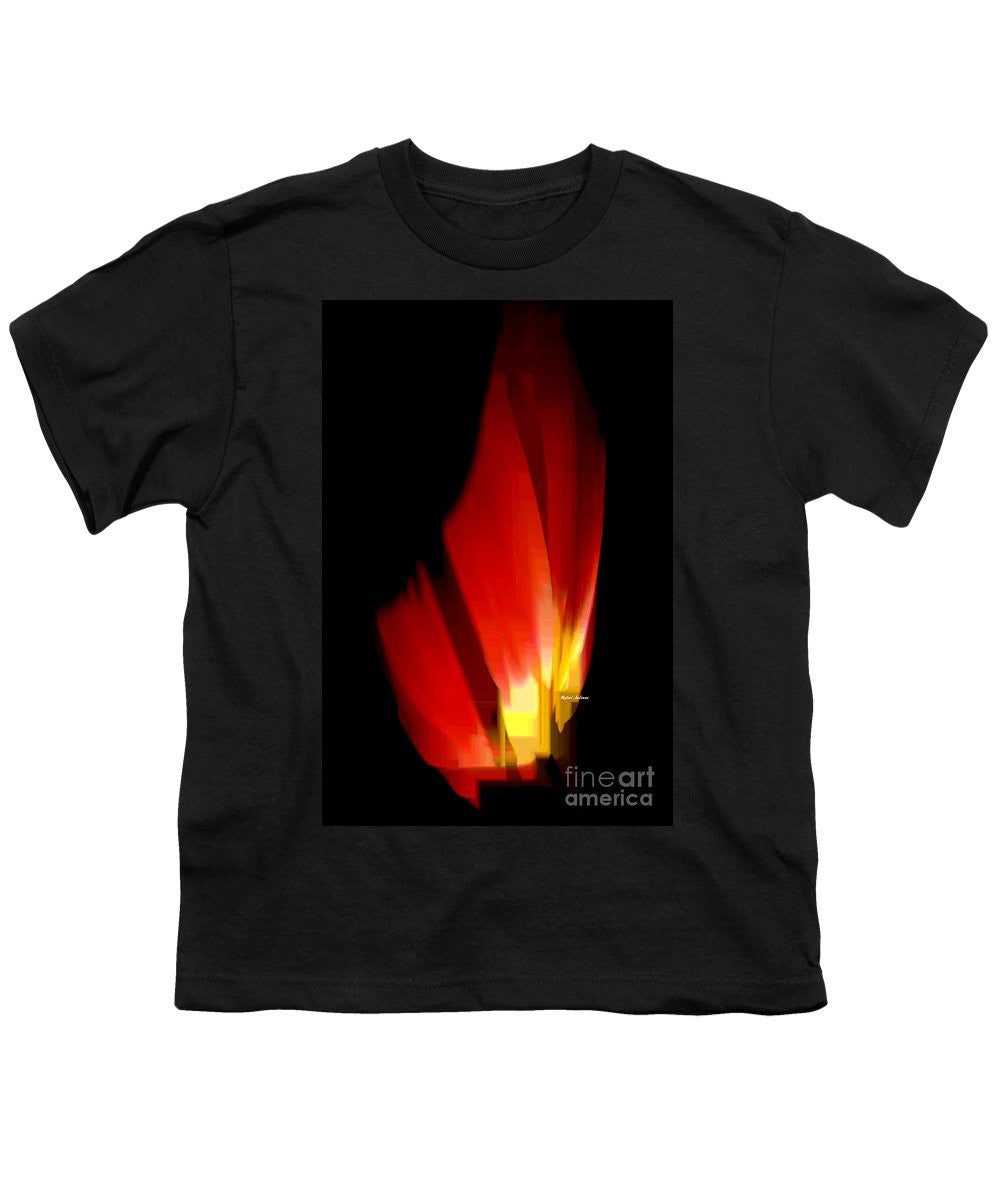 Youth T-Shirt - Abstract Poinsettia