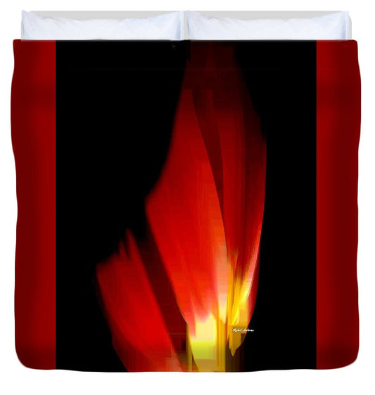 Duvet Cover - Abstract Poinsettia