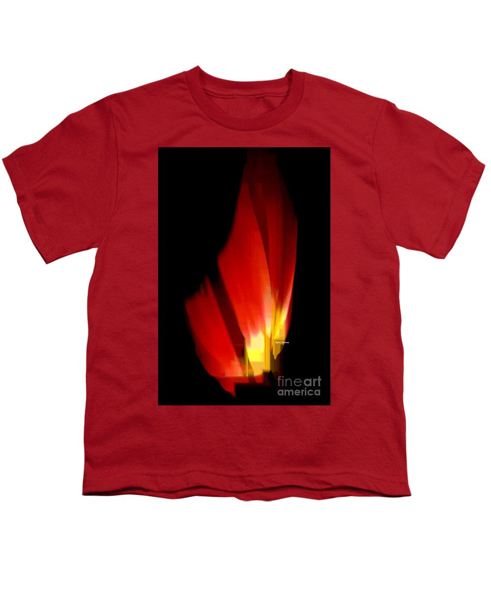 Youth T-Shirt - Abstract Poinsettia