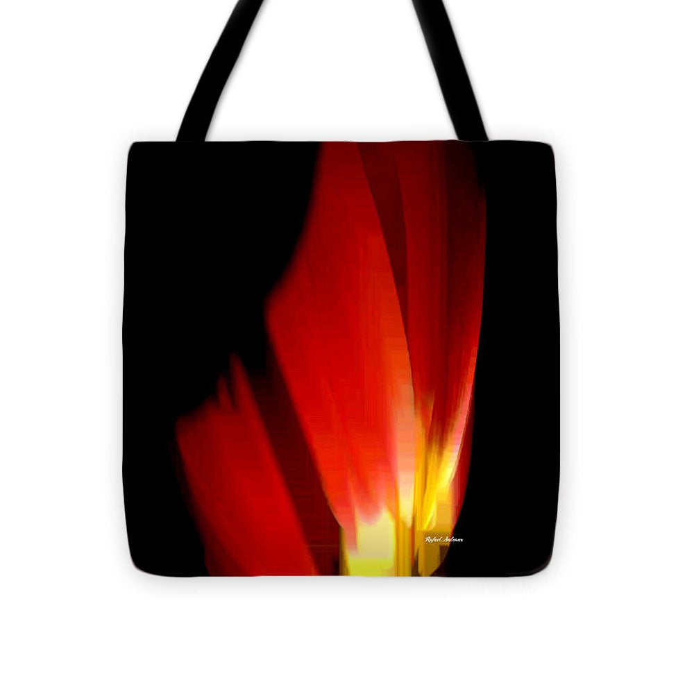 Tote Bag - Abstract Poinsettia