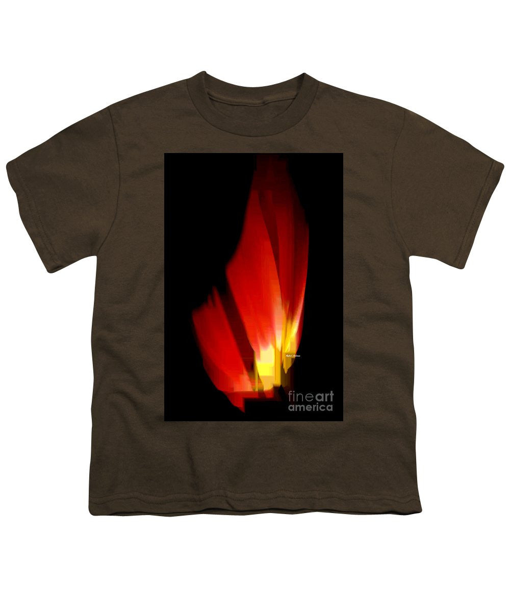 Youth T-Shirt - Abstract Poinsettia