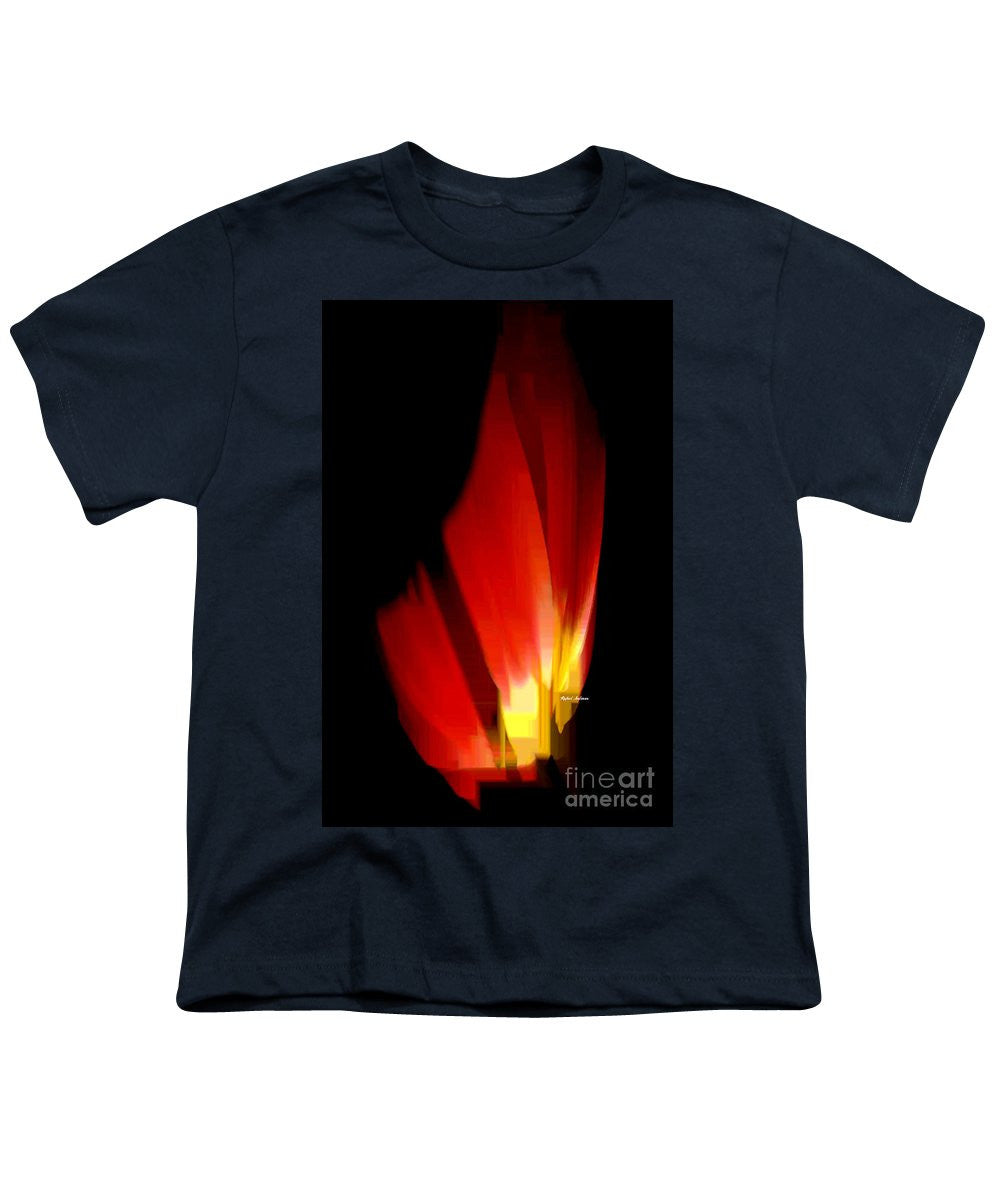 Youth T-Shirt - Abstract Poinsettia