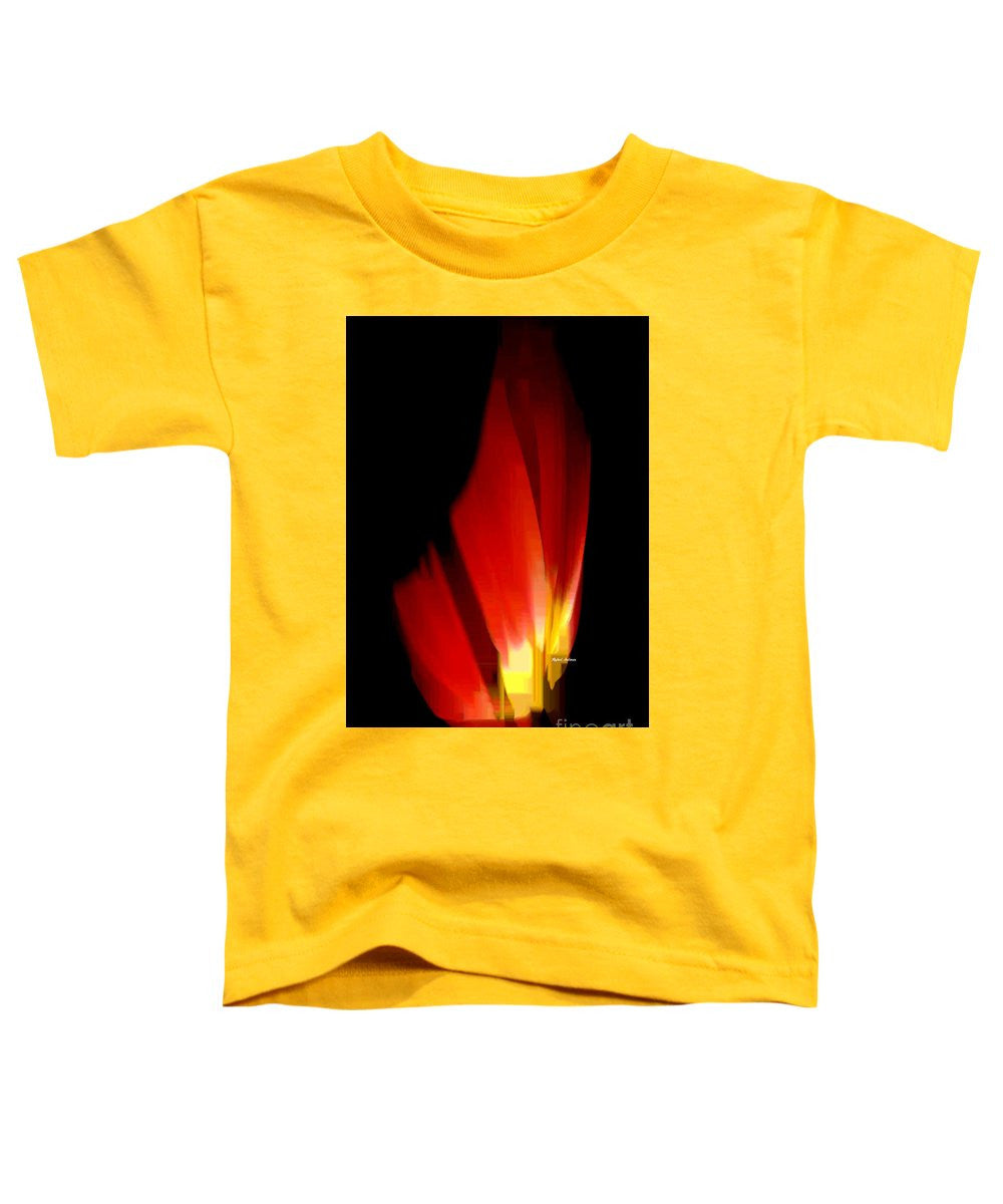 Toddler T-Shirt - Abstract Poinsettia