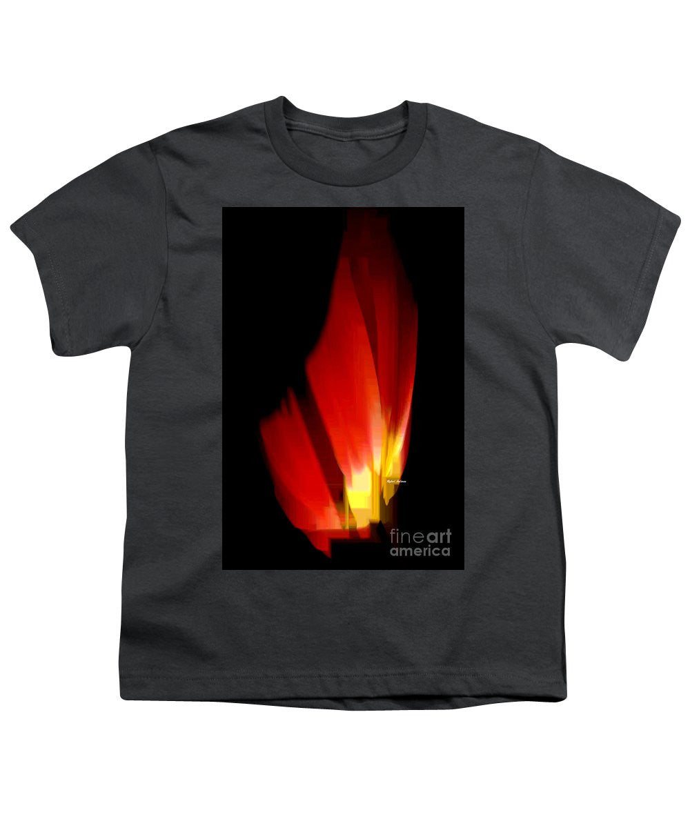 Youth T-Shirt - Abstract Poinsettia