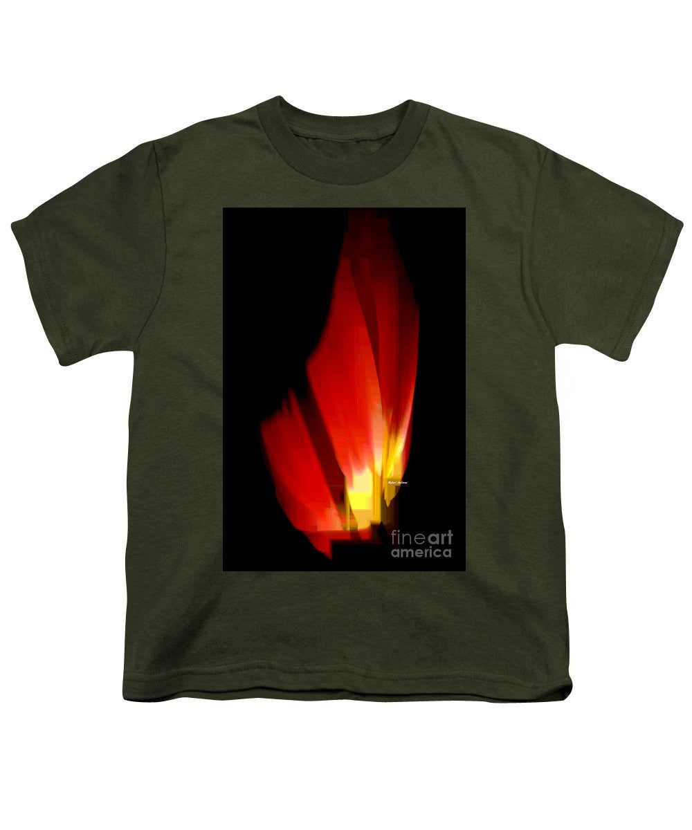 Youth T-Shirt - Abstract Poinsettia