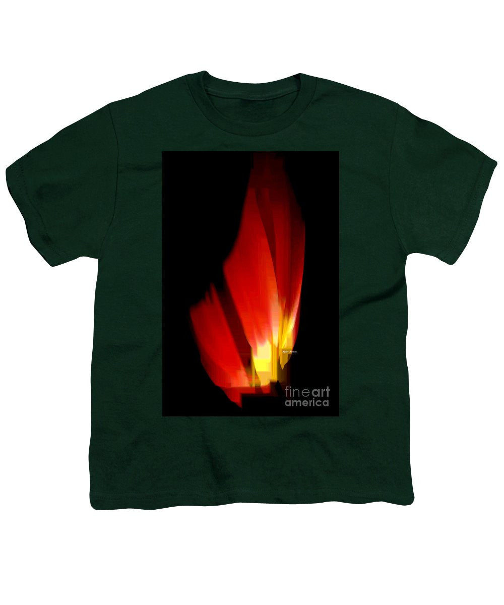 Youth T-Shirt - Abstract Poinsettia