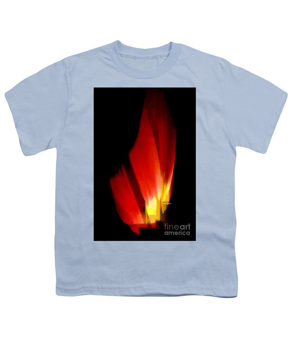 Youth T-Shirt - Abstract Poinsettia