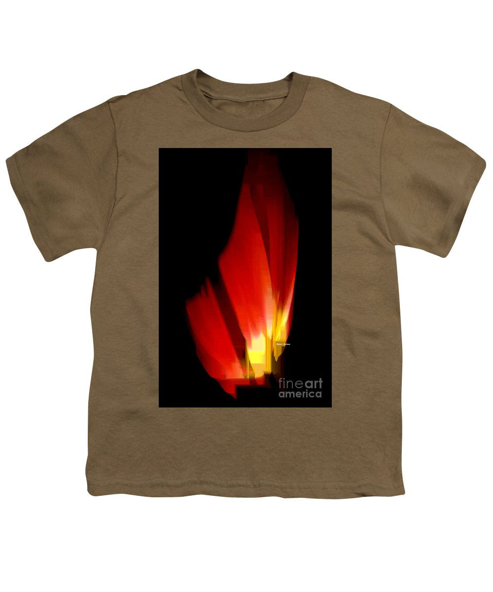 Youth T-Shirt - Abstract Poinsettia