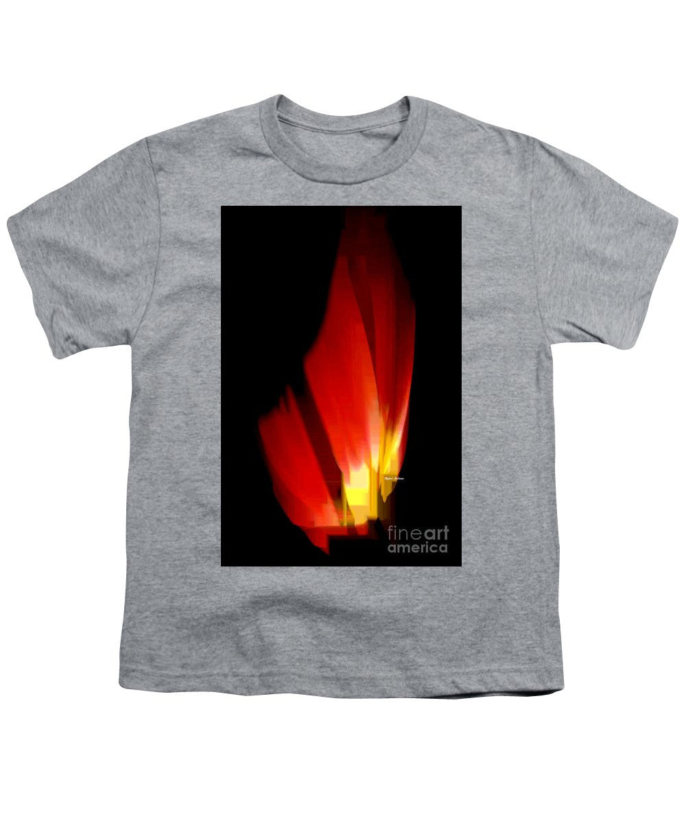 Youth T-Shirt - Abstract Poinsettia