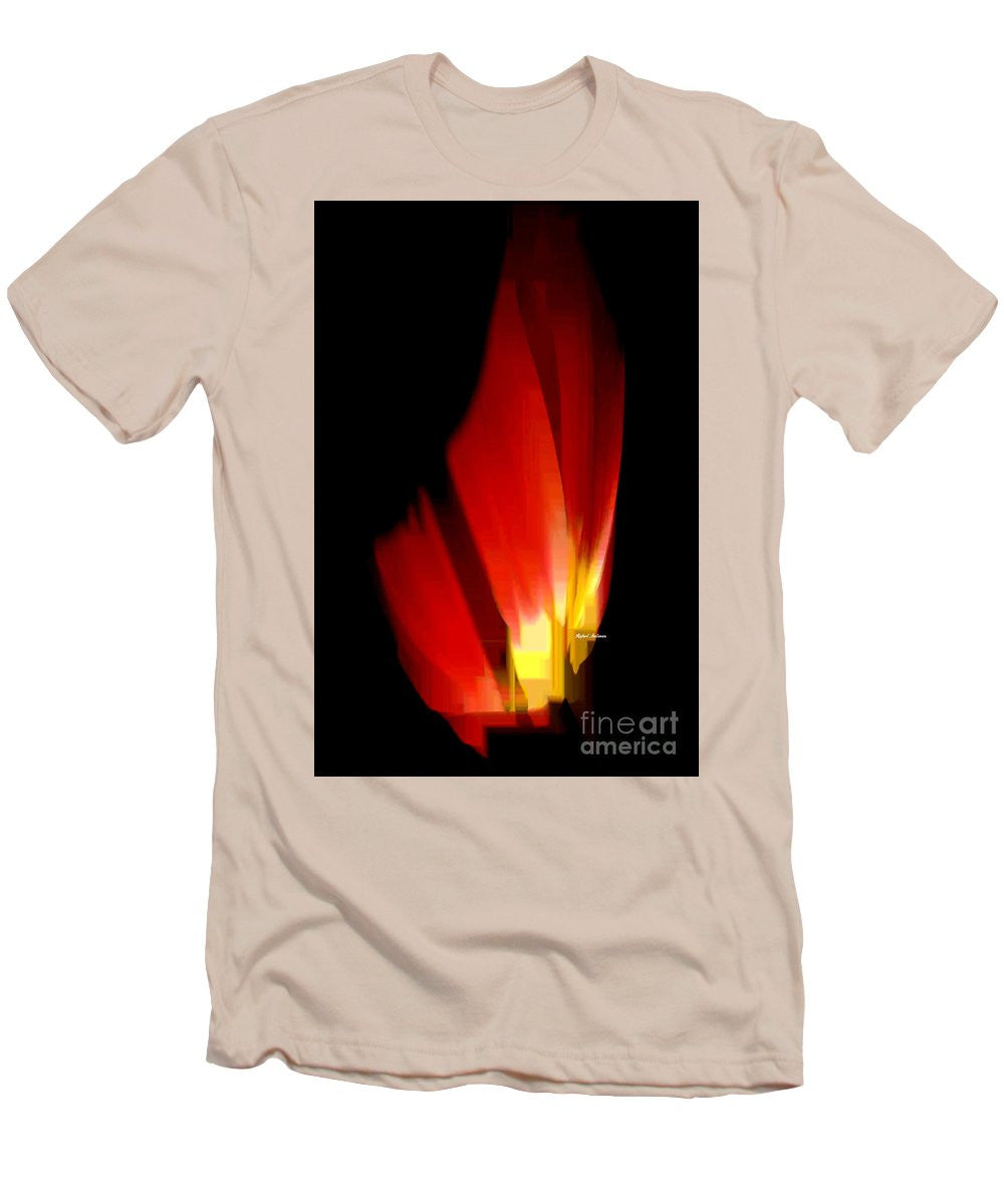 Men's T-Shirt (Slim Fit) - Abstract Poinsettia