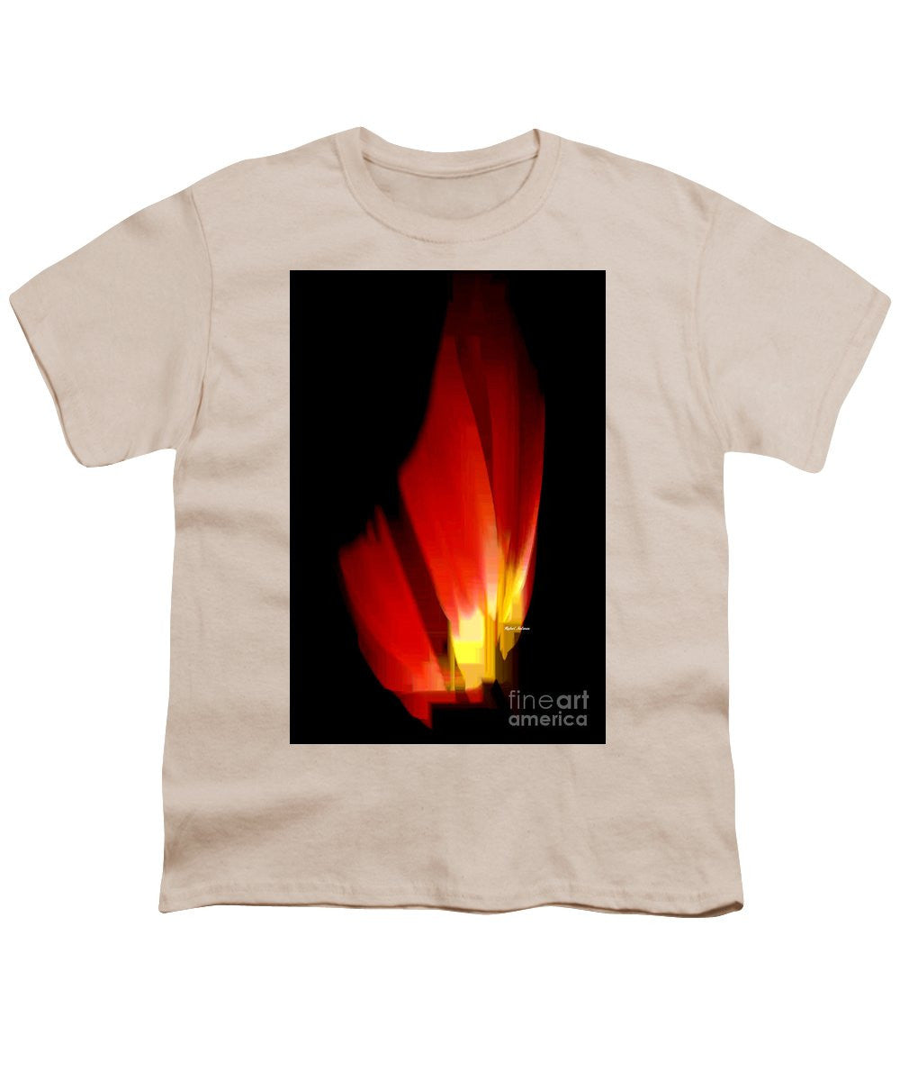 Youth T-Shirt - Abstract Poinsettia