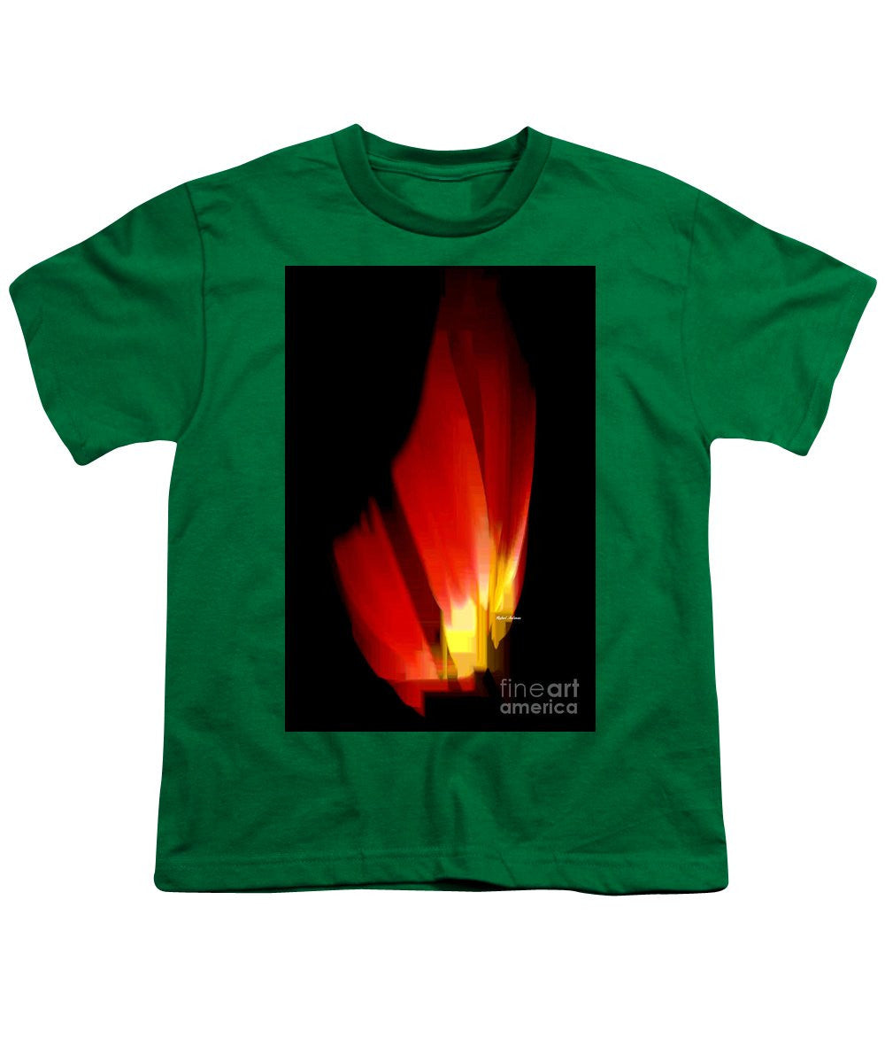 Youth T-Shirt - Abstract Poinsettia