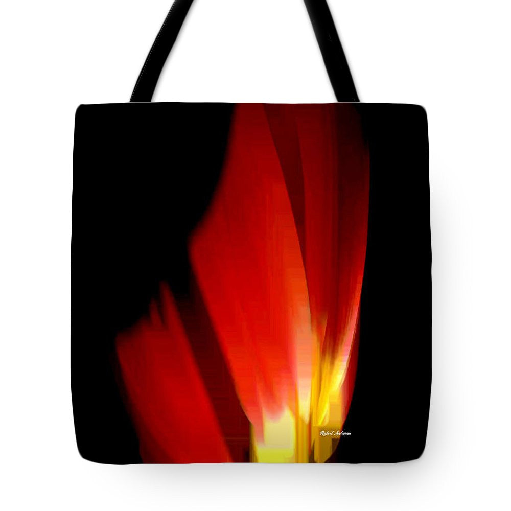 Tote Bag - Abstract Poinsettia