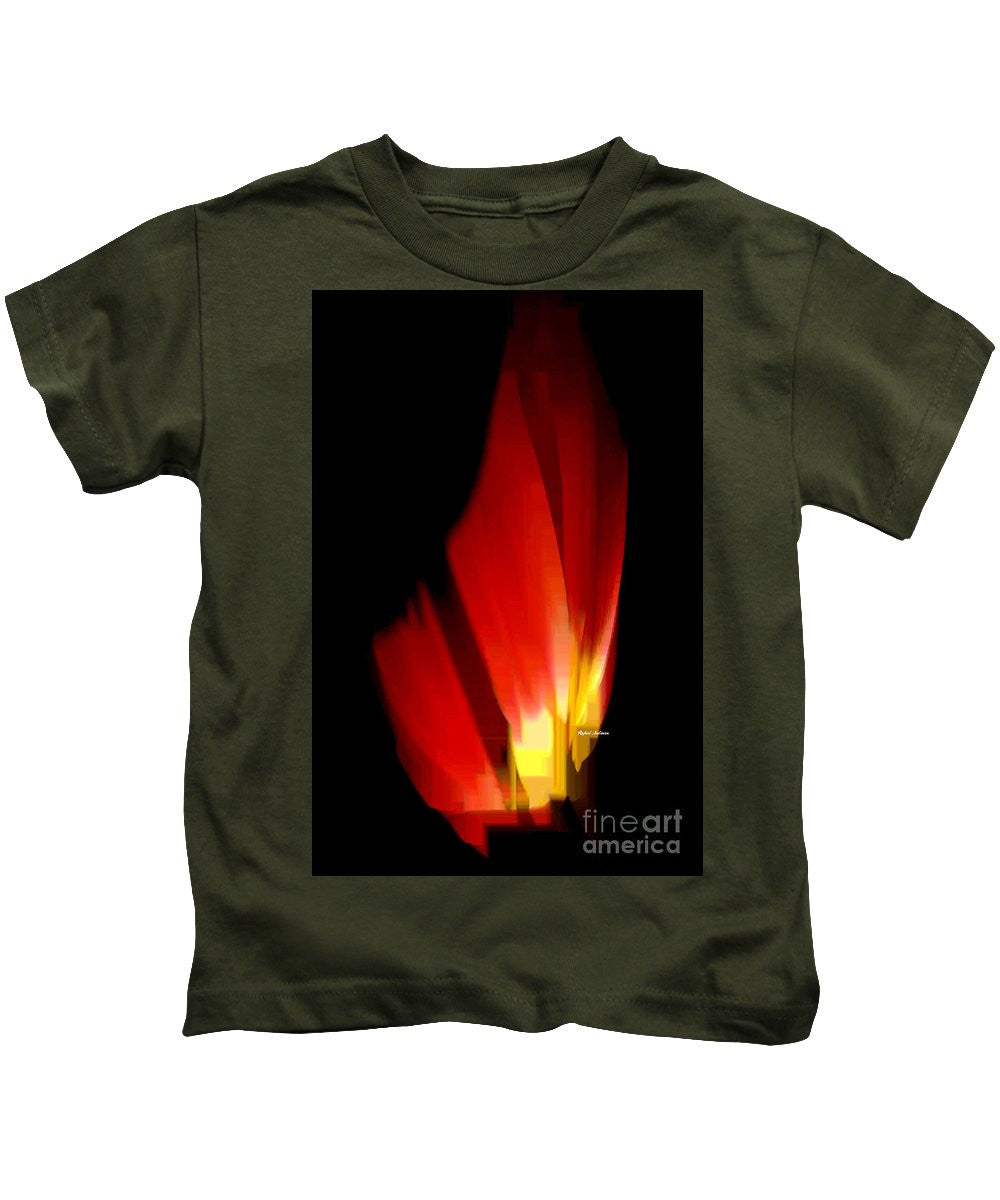 T-shirt pour enfant - Poinsettia abstrait