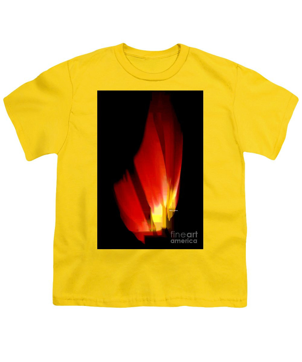 Youth T-Shirt - Abstract Poinsettia