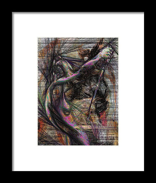 Framed Print - Abstract Sketch 1334