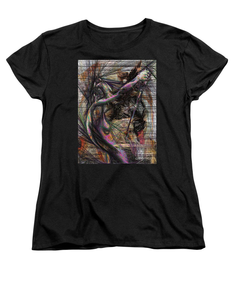 Women's T-Shirt (Standard Cut) - Abstract Sketch 1334