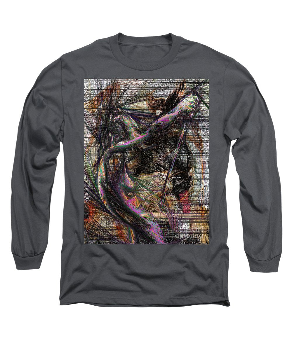 Long Sleeve T-Shirt - Abstract Sketch 1334