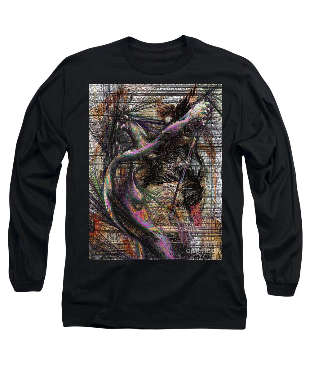 Long Sleeve T-Shirt - Abstract Sketch 1334