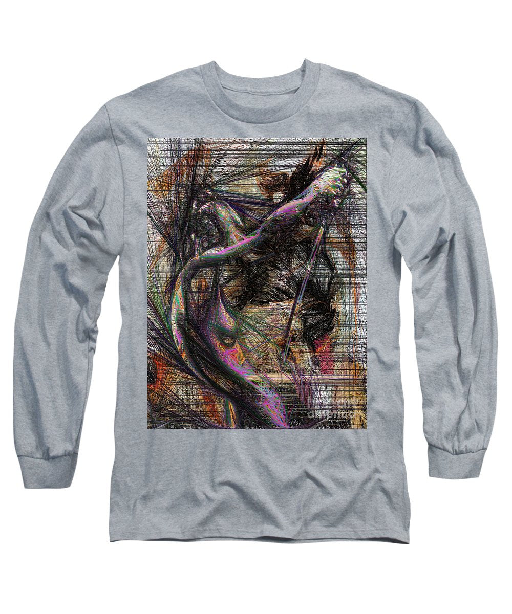 Long Sleeve T-Shirt - Abstract Sketch 1334