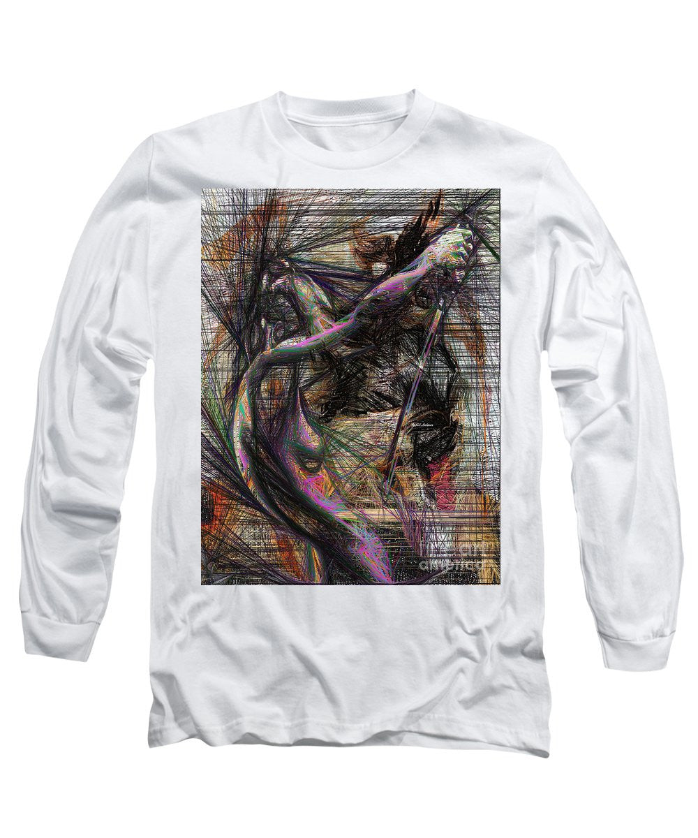 Long Sleeve T-Shirt - Abstract Sketch 1334