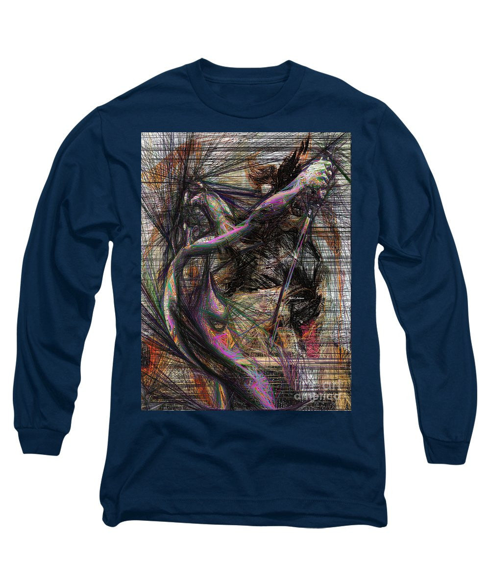 Long Sleeve T-Shirt - Abstract Sketch 1334