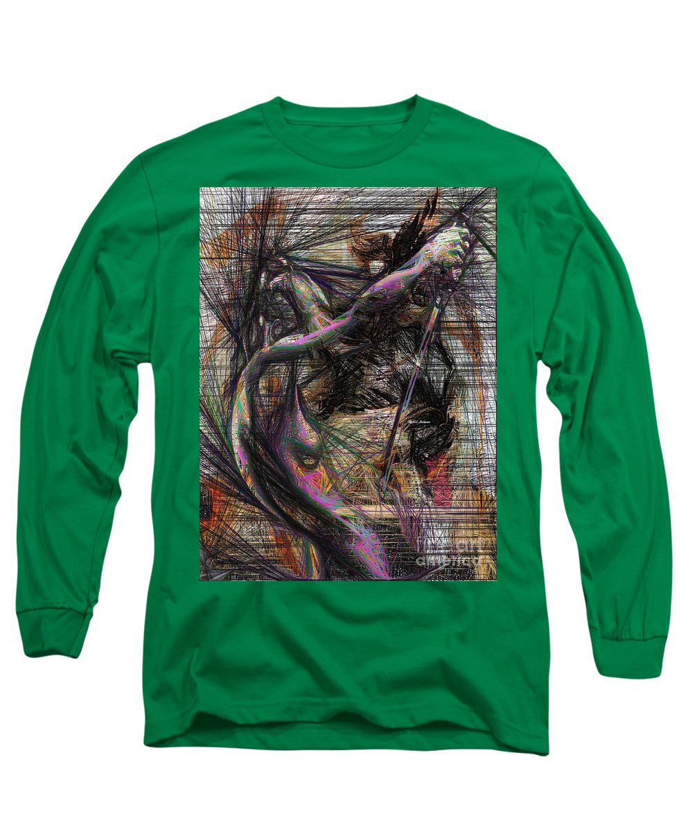 Long Sleeve T-Shirt - Abstract Sketch 1334