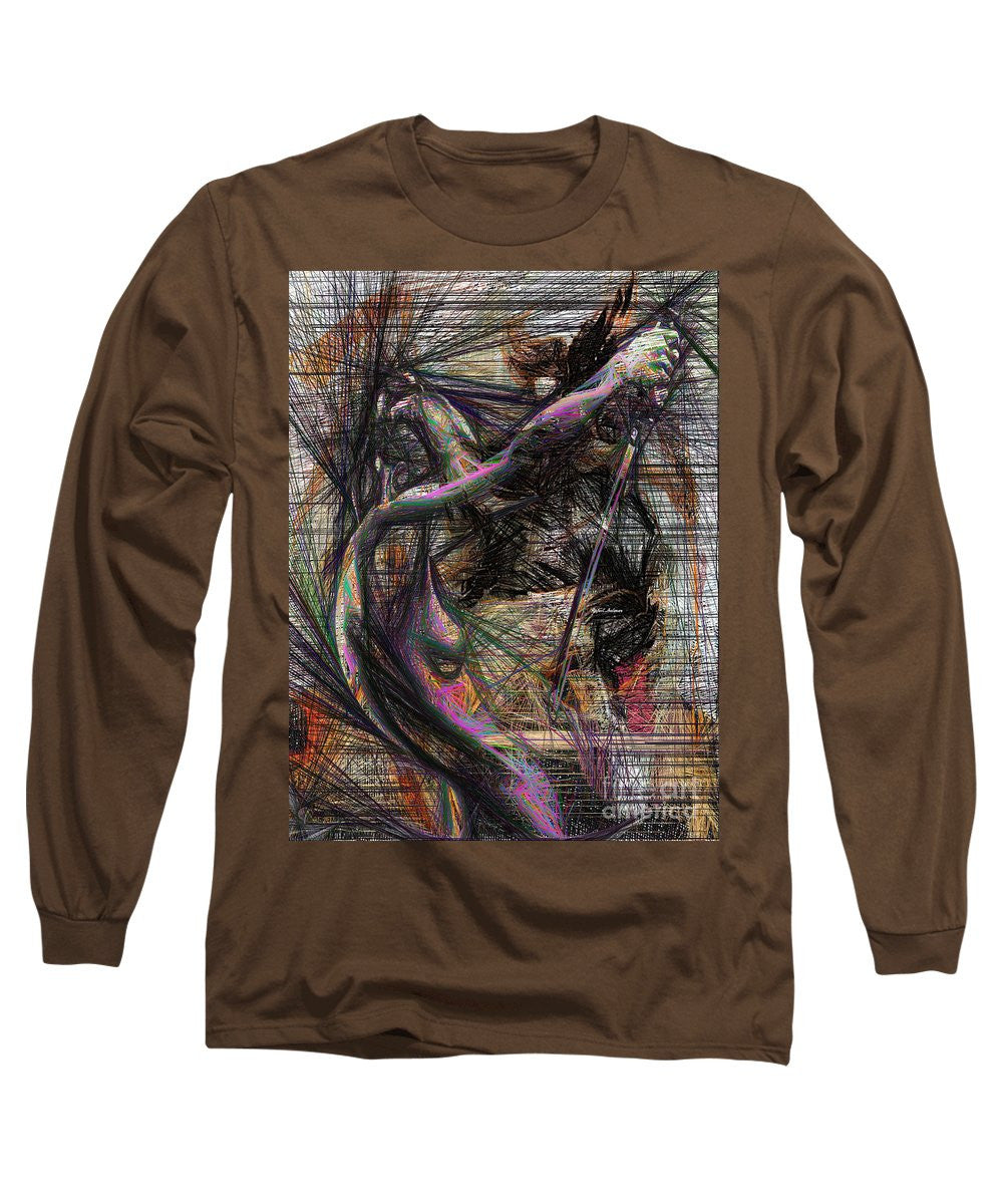 Long Sleeve T-Shirt - Abstract Sketch 1334