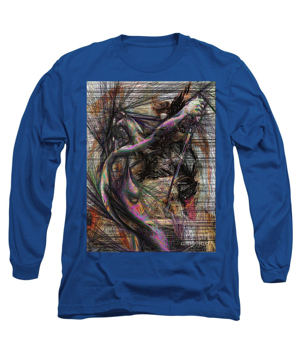 Long Sleeve T-Shirt - Abstract Sketch 1334