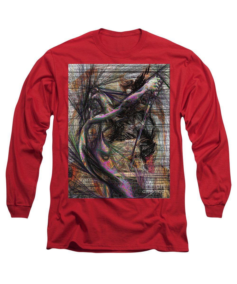 Long Sleeve T-Shirt - Abstract Sketch 1334