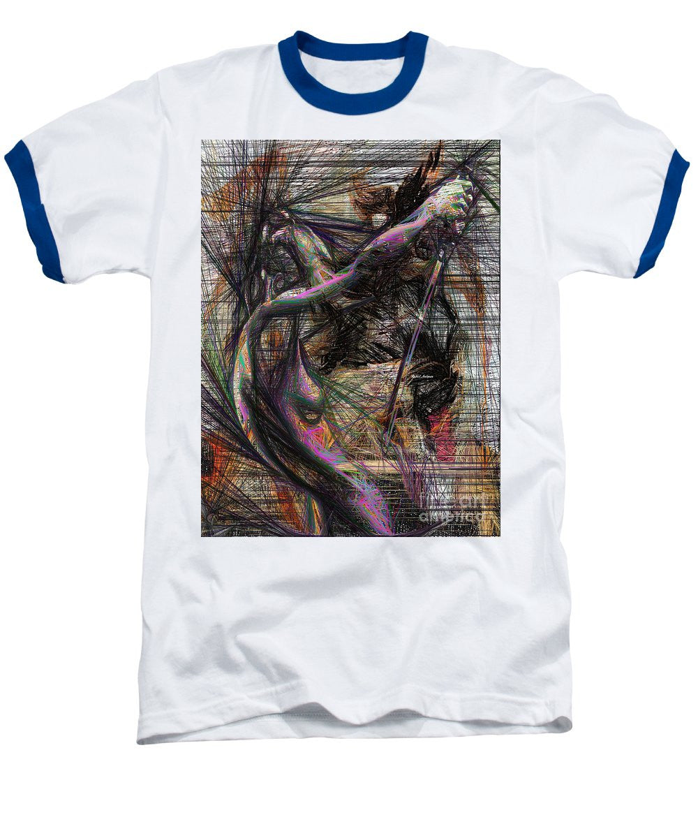 Baseball T-Shirt - Abstract Sketch 1334