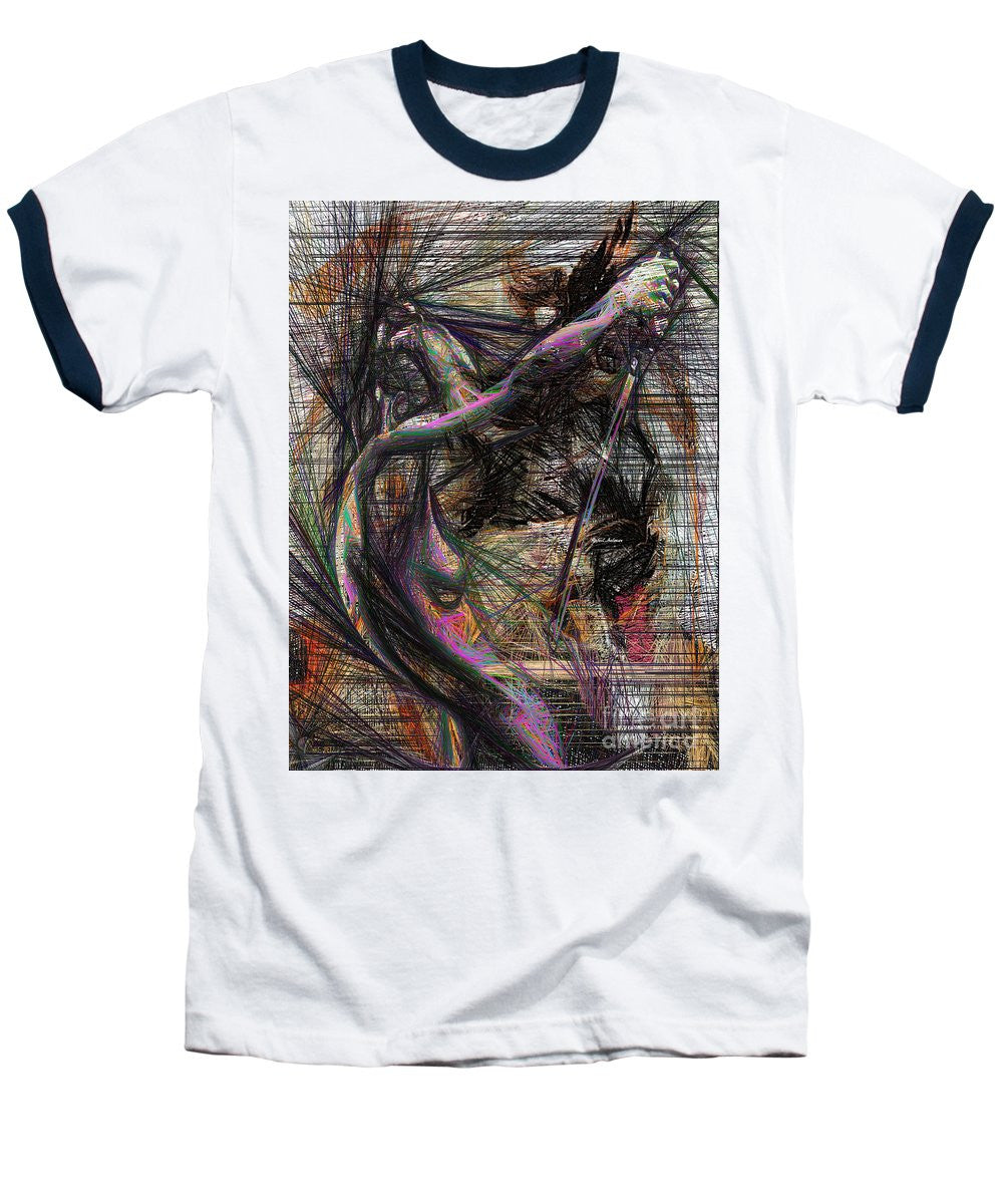 Baseball T-Shirt - Abstract Sketch 1334