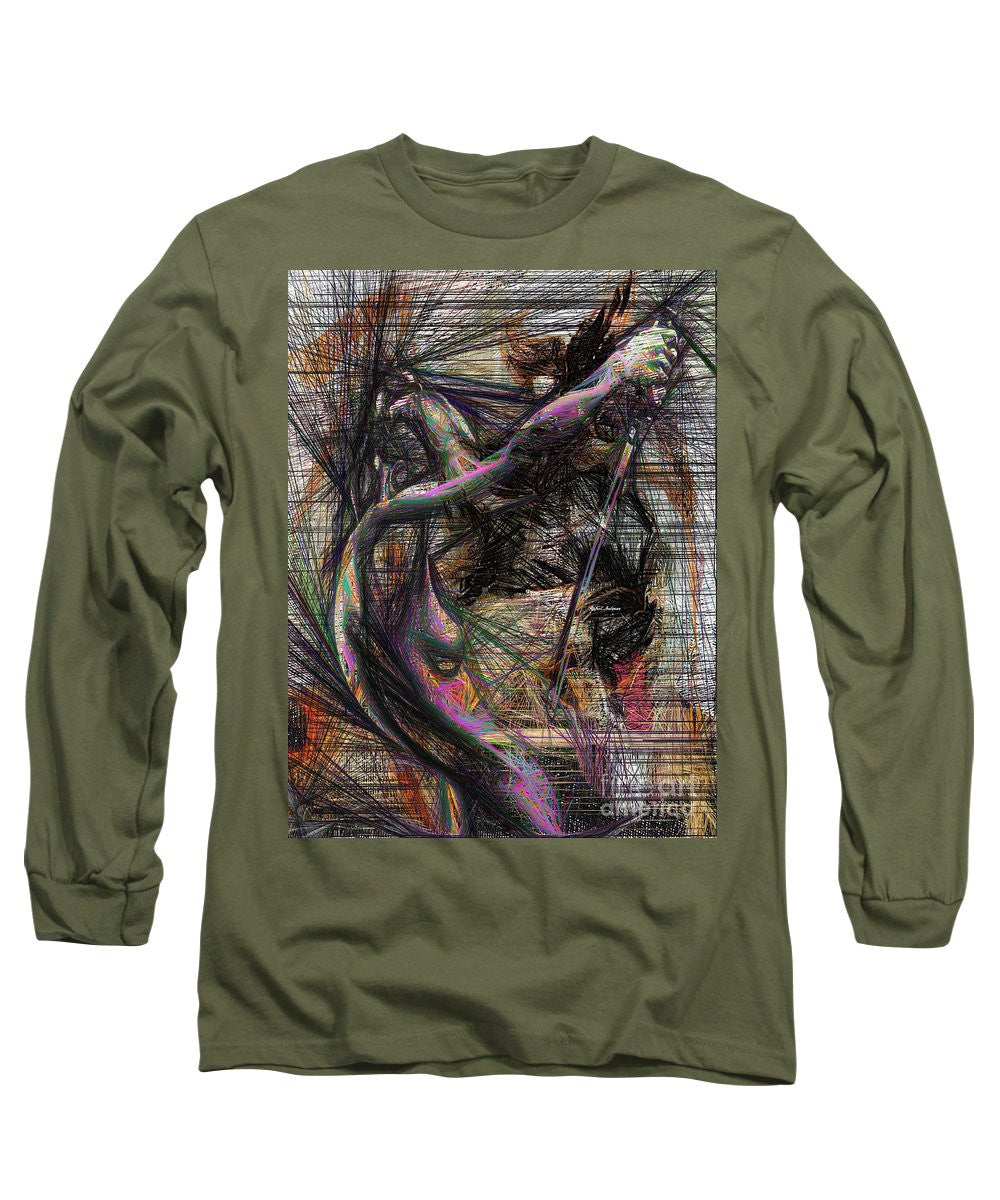 Long Sleeve T-Shirt - Abstract Sketch 1334